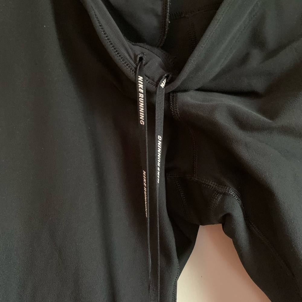 Nike running Size medium carpi pants Black Crop - Picture 6 of 8